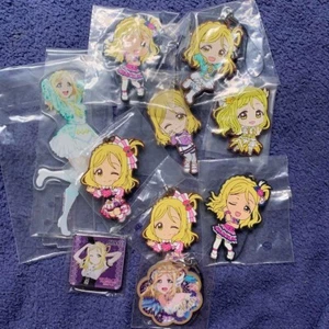 Love Live Rubber strap Acrylic stand Anime Goods lot of 10 Set sale Mari etc - Picture 1 of 1