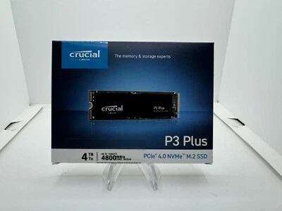 SSD interno Crucial P3 Plus M.2 NVMe 4 TB 4800 MB/s CT4000P3PSSD8 Foto 1 de 3