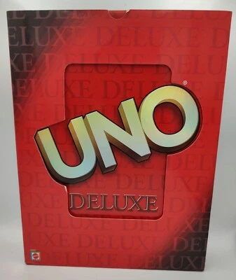 UNO Deluxe Edition Card Game Mattel 2001 - Image 1 of 4