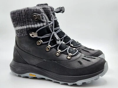 Merrell Siren 4 Thermo Mid WP Women's Winter Boots - Black - US 9.5 (Medium) - Image 1 of 4