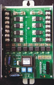 SC802-12DC: LED chaser 8 x 2.5A @ 12VDC, 3-8 Channels (15 modes & Auto) Made USA - Picture 1 of 3