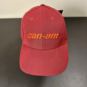 Can-Am Emblem Signature BRP Snap Back Hat Cap Red OS 219704262 - New With Tags - Picture 1 of 9