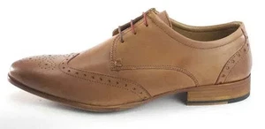 Zapato Frank James Clapham Para Hombres Cuero Tostado Brogue Con Cordones con Plantillas Cojín - Imagen 1 de 5
