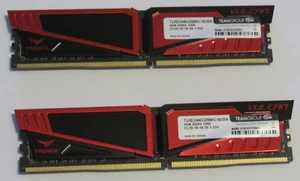 T-Force Vulcan 8 GB Ram ddr4 (2 x 4 GB) 3200 Team Group Gaming - Picture 1 of 6