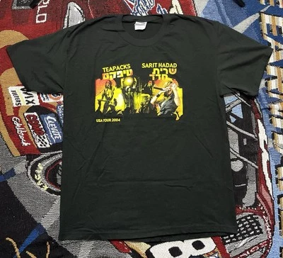 Camisa Sarit Hadad Tour 2004 Teapacks Israel Pop Music Hanes Grande De Colección Foto 1 de 4