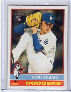 Tarjeta de novato ROKI SASAKI 2025 Heritage #224 - Dodgers - Imagen 1 de 1