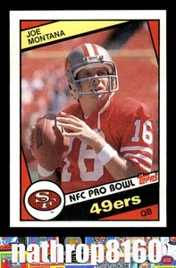 1984 Topps #358 Joe Montana HOF Football NM/NM+  San Francisco 49ers 8725 - Picture 1 of 4