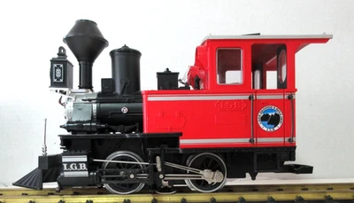 LGB 2017D CUSTOMIZED L.G.B. 0-4-0 STEAM ENGINE W/ SMOKE - Image 1 of 4