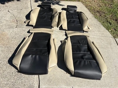BMW E31 840CI 840I 850CI FRONT & REAR UPHOLSTERY SEAT KIT SET OEM LEATHER NEW - Image 1 of 4