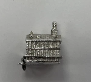 Charm vintage Fanual Hall Boston Massachusetts sterling - Foto 1 di 5