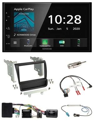 Kenwood Bluetooth Lenkrad DAB USB 2DIN Autoradio für Audi R8 42 2006-2015 - Bild 1 von 4