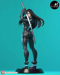 Reikia | Pin-Up Statue Fan Art Miniature Unpainted | E.S Monster - Picture 1 of 17