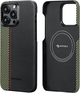 PITAKA Hülle Kompatibel mit iPhone 15 Pro Max Aramidfaser Ultra Dünn Magnet P - Bild 1 von 9