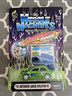 Muscle Machines Import Tuner 2001 Mitsubishi Lancer Evolution VII (Release 2003) - Image 1 of 4