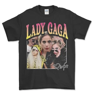 LADY GAGA Vintage Shirt, Homage Tshirt, Fan Tees, Retro 90s T-shirt Fan Art gaga - Picture 1 of 3