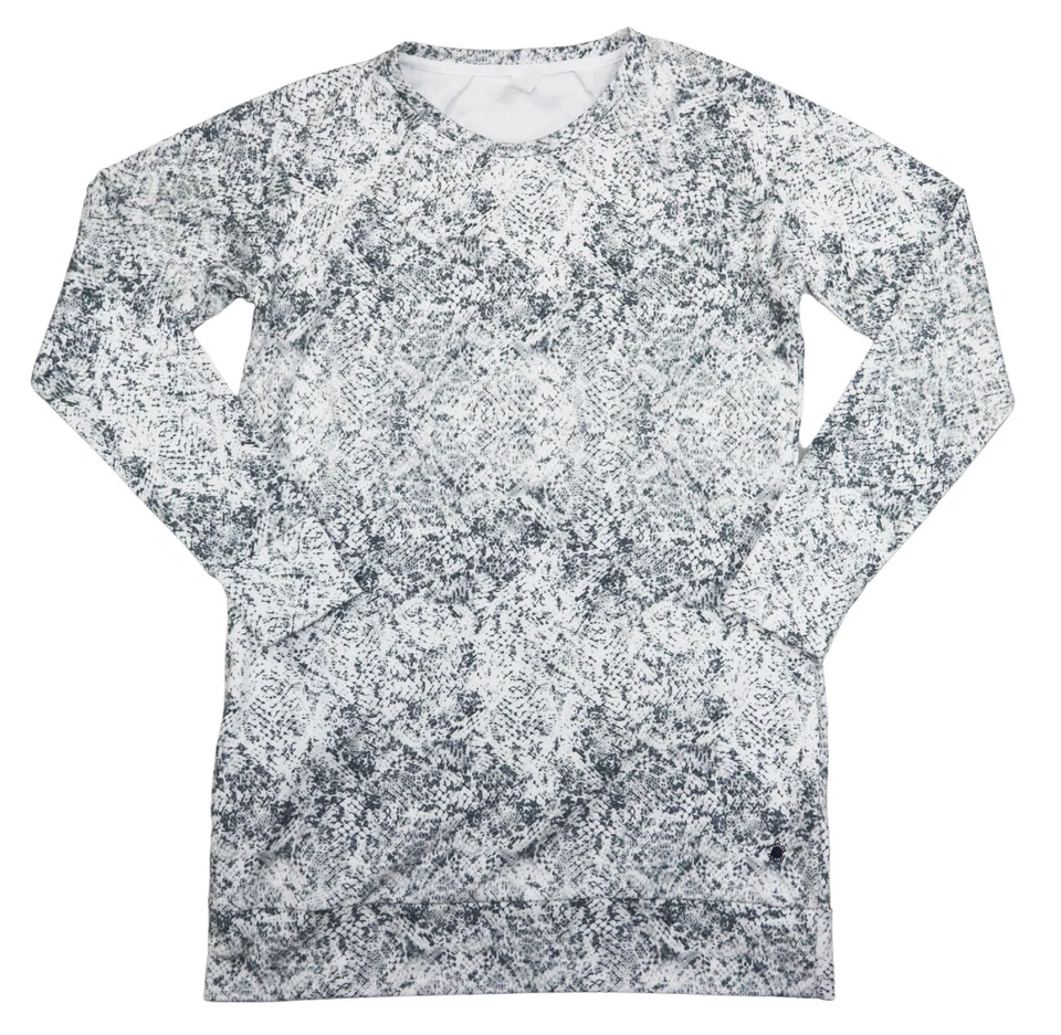 Ideology Plus Size Crew Neck Tunic Style Long Length Pullover Top 2X NWT Grey - Image 1 of 1