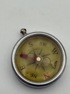 bussola compass in alluminio vintage aluminium - Foto 1 di 6