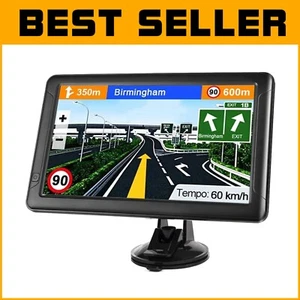 Premium 9-Inch GPS Navigation - Turn-by-Turn Directions & Bluetooth Connectivity - Picture 1 of 9