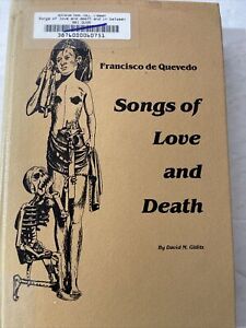Francisco De Quevedo Songs If Love And Death David M. Gitlitz 1980 twarda okładka