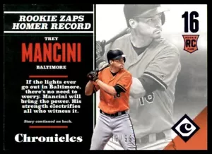 Panini Chronicles #117 2017 Trey Mancini novato naranja/99 - Imagen 1 de 2