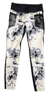 KORAL Women's Black Mesh Pockets Stretchy Athletic Camo Leggings Size Small NWOT - Imagen 1 de 2