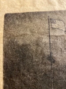 VINTAGE H.S. FOSTER LITHOGRAPH FORT McHENRY BALTIMORE MD. 1814 NAT’L ANTHEM - Picture 1 of 12