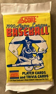 1990 Score Pack Gary Sheffield Brewers Top Wally Whitehurst Mets Rookie RC Back - Picture 1 of 2