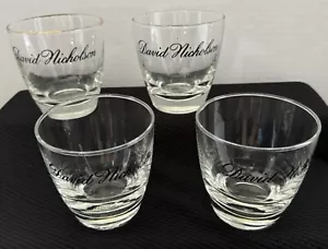 (4) David Nicholson - (6) Oz. Roly-Poly Style Glasses: SHIPS FREE & INSURED - Picture 1 of 15