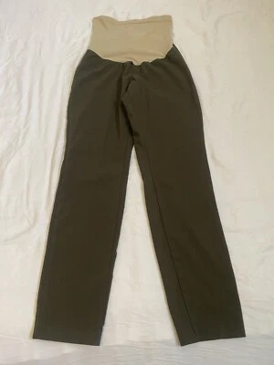 Motherhood Maternity Women's L Olive Green Maternity Pants Secret Fit Belly - Image 1 of 4