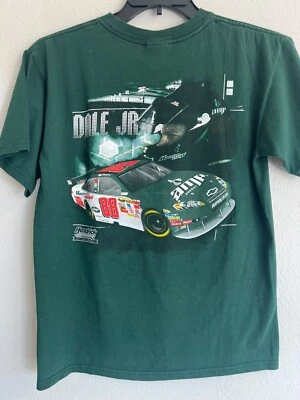 Nascar Dale Jr. juvenil Camiseta Diet Mountain Dew Talla MEDIANA Verde 2009 Foto 1 de 4