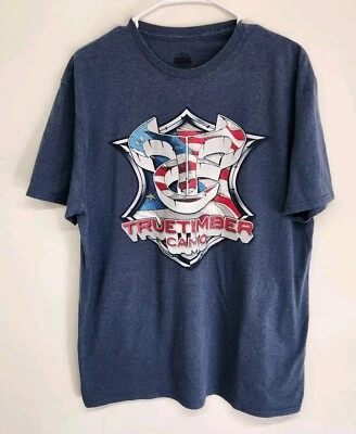 True Timber Camo Logo Hunting T-shirt Adult XL Paramount Outdoors  1079 - Image 1 of 4