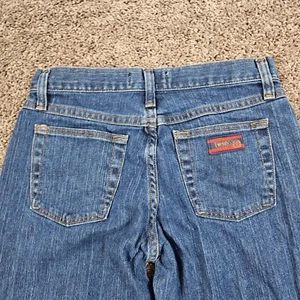 Wrangler Jeans Womens 4 Slim Fit Low Rise Dark Wash Stretch Denim Tulsa 26x32 - Picture 1 of 13