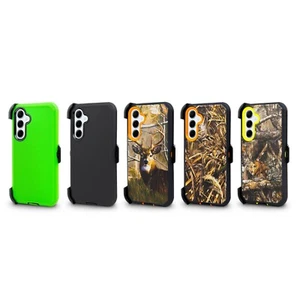 For Samsung Galaxy A35/A55 5G Defender Holster Shockproof Belt Clip Case Cover - Picture 1 of 57