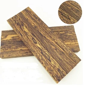 2 piezas México Cuchillo de Madera Cocobolo Manija Material Escalas Blancos 120x40x10mm - Imagen 1 de 3