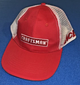 Craftsman Tools + Ace Hardware Snapback Maglia Cappello Camionista Berretto Rosso e Bianco - Foto 1 di 9