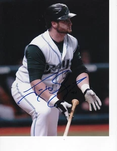 MLB TAMPA BAY RAYS JONNY GOMES SIGNED UP TO BAT 8X10 - Picture 1 of 1