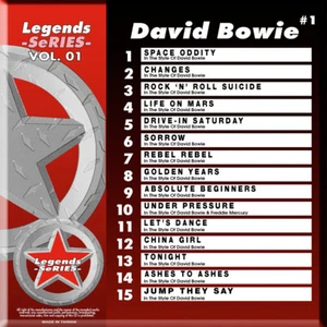 DAVID BOWIE LEGENDS SERIES VOL-01 KARAOKE CD+G NEW IN PLASTIC /PRINT - Picture 1 of 2