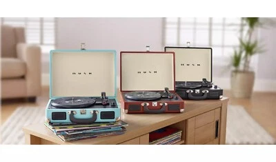 Platine tournante rétro Bush classique vinyle lecteur 3 vitesses vintage (NEUF) - Photo 1/4