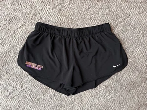 Mankato State Minnesota University athletic Hockey Black Nike Shorts Large L - Picture 1 of 3