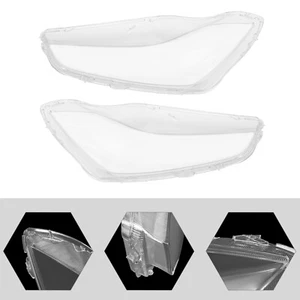 Clear Headlight Headlamp Lens Cover Left & Right For Maserati Ghibli 2014-2018 - Picture 1 of 18