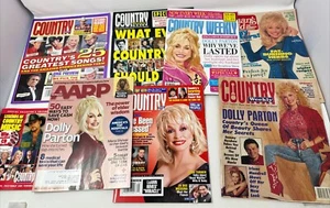 Dolly Parton Magazine LOT OF 8 Vintage Country Weekly AARP Woman's World 1990s - Picture 1 of 10