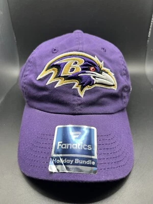 BALTIMORE RAVENS BRAND PURPLE CLEAN UP ADJUSTABLE DAD HAT New Fanatics - Image 1 of 4
