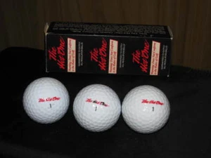 New sleeve HOT ONE vintage Golf Ball Signature golfball novelty golfer golfing - Picture 1 of 5