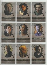 2017 Cryptozoic Gotham Season 2 Rising Villains Insert Trading Card Set V1-V9