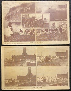 1917-1918 **WWI** (2 LOT) ~U.S. NAVAL STATION~ GREAT LAKES, ILLINOIS POSTCARDS! - Picture 1 of 12