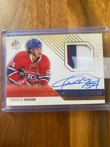 A65,872 - 2015-16 SP Authentic Limited Patch Autographs #251 Charles Hudon/100 - Picture 1 of 1