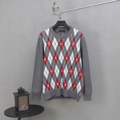 Jersey de punto de lana jacquard, unisex Foto 1 de 4