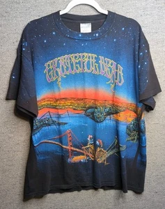 The Grateful Dead Vintage 1990 Brockum All Over Print Bridge Size XL Dead Set !! - Picture 1 of 24