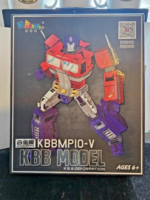 KBB Transformers G1 Optimus Prime MP10V Alloy Version 7" figure w/ parts in Box - Image 1 of 4