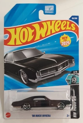 '66 Buick Riviera 50/250 Hot Wheels 2025 JBB56 HW modificado 2/5 negro Foto 1 de 4